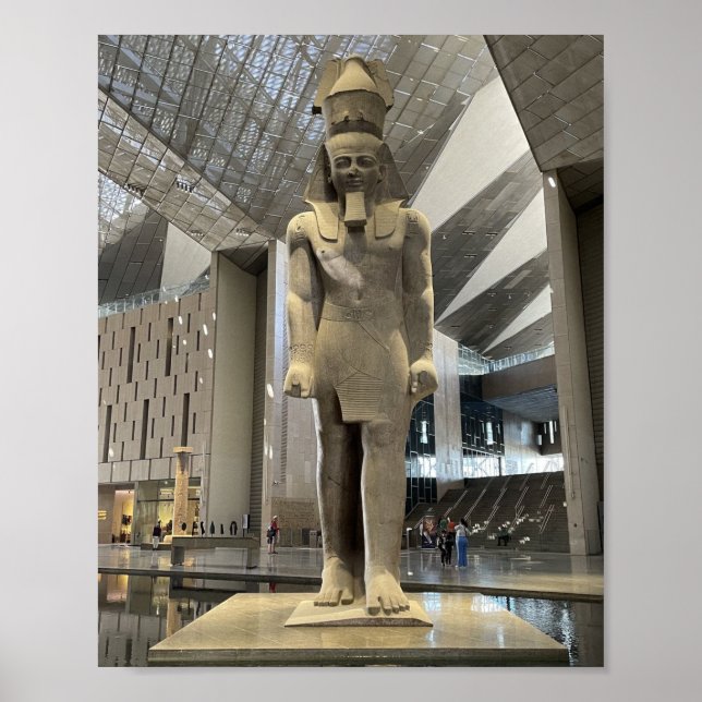 Ramses II. König von Ägypten, alter Pharao  Poster (Vorne)