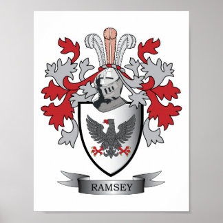 Ramsey Familienwappen Coat of Arms Poster
