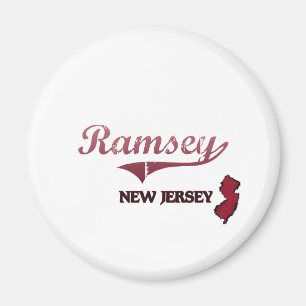 Ramsey New Jersey City Classic Magnet