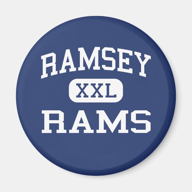 Ramsey - Rams - High School - Ramsey New Jersey Magnet (Vorne)