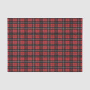 Ramsey Red Modern Original Scottish Tartan Seidenpapier