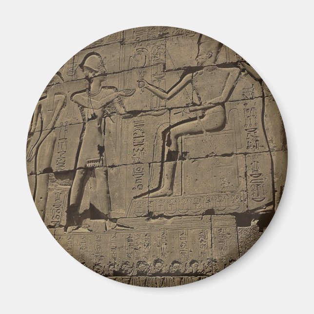 Ramusseum. Ägypten um 1867 Magnet (Vorne)