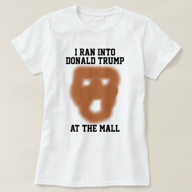 Ran Into Donald Trump T-Shirt (Design vorne)