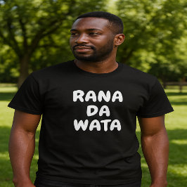 rana da wata - Sonne und Mond in Hausa T-Shirt