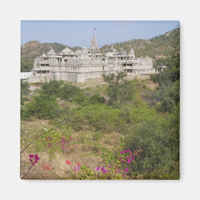 Ranakpur Jain Temple, Ranakpur, Rajasthan, Indien Magnet (Vorne)
