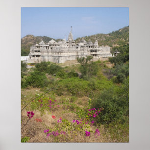 Ranakpur Jain Temple, Ranakpur, Rajasthan, Indien Poster