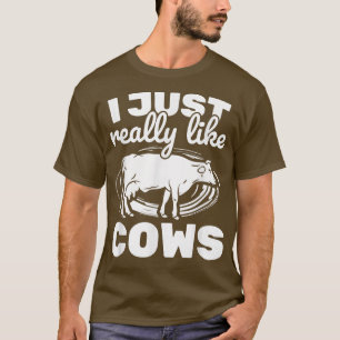 Ranch-Bauer, der Tiere wie Kuh züchtet T-Shirt