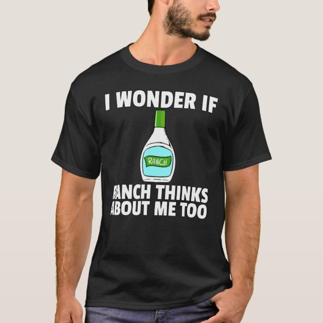 Ranch Dressing Funny Condiment Sauce T-Shirt (Vorderseite)