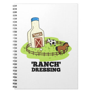 Ranch Dressing Funny Food Puff Notizblock