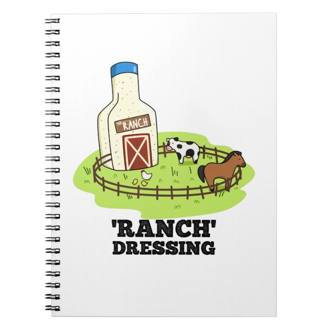 Ranch Dressing Funny Food Puff Notizblock (Vorderseite)