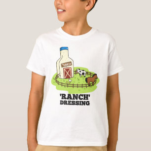 Ranch Dressing Funny Food Puff T-Shirt