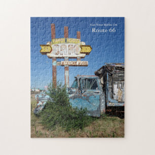 Ranch House Cafe Sign auf Route 66 Puzzle