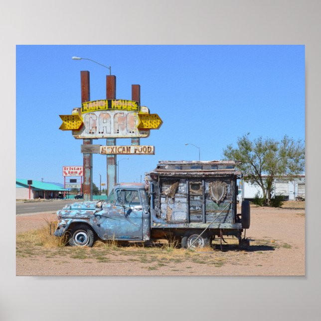 Ranch House Café Truck, Tucumcari, New Mexico Poster (Vorne)