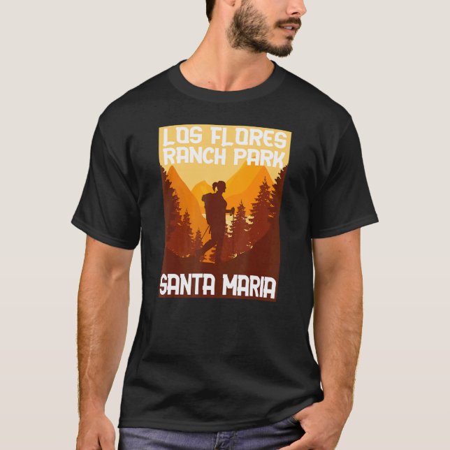 Ranch Santa Maria Los Flores Naturpark Zuhause m T-Shirt (Vorderseite)