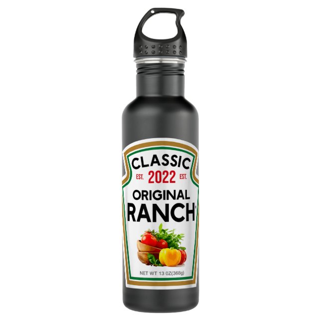 Ranch Sauce Green Salad Dressing Halloween-Kostüm Edelstahlflasche (Vorderseite)