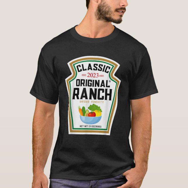 Ranch Sauce Green Salad Dressing Halloween-Kostüm T-Shirt (Vorderseite)