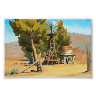 Ranch Windmill, Carson, Nevada, Maynard Dixon Fotodruck