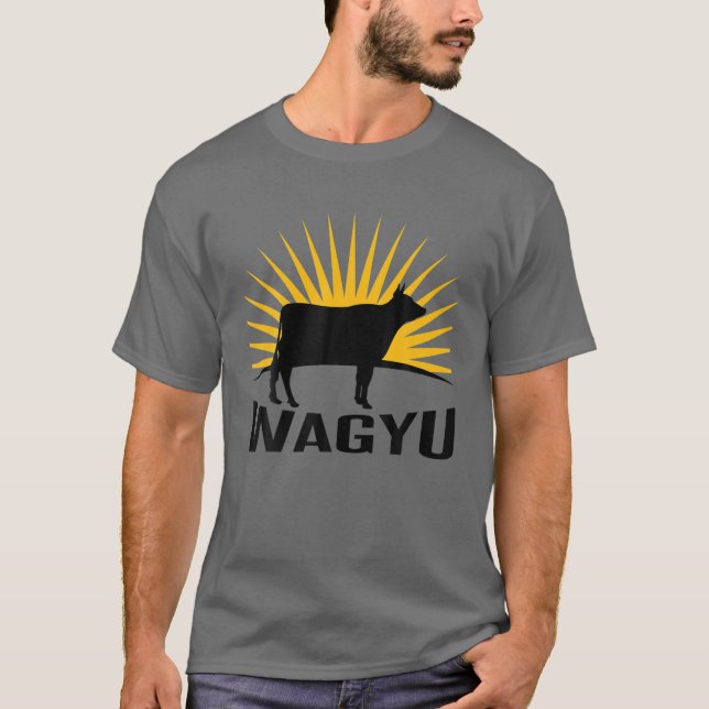 Rancher Cattle Bauer - Wagyu Cow T-Shirt (Vorderseite)