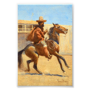 Ranchero aus dem alten Kalifornien von Maynard Dix Fotodruck