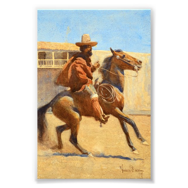 Ranchero aus dem alten Kalifornien von Maynard Dix Fotodruck (Vorne)