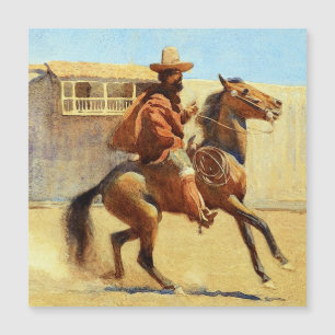 Ranchero aus dem alten Kalifornien von Maynard Dix Magnetkarte