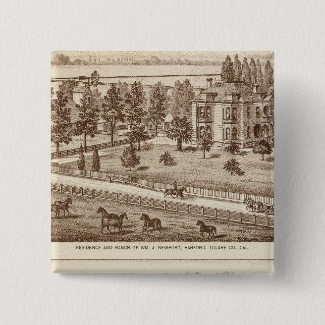 Ranches, Hanford, Cal Button (Vorderseite)