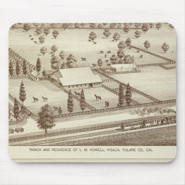 Ranches, Visalia, Cal Mousepad (Vorne)
