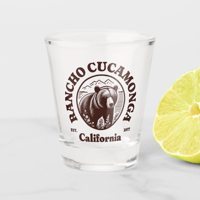 Rancho Cucwithin a California Schnapsglas (Vorderseite)