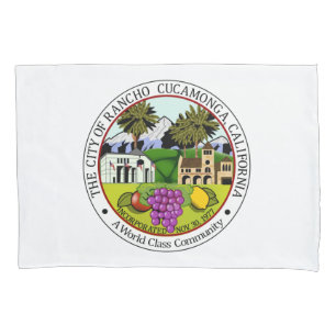 Rancho CucZIA (Kalifornien) City Siegel Kissenbezug