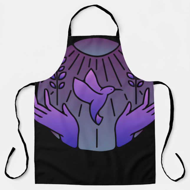 Rancho El Colibri Oversibles Logo Schürze (Vorderseite)