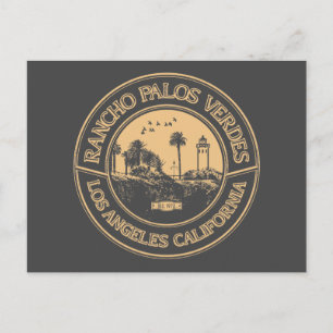 RANCHO PALOS VERDES - POINT VICENTE LIGHTHOUSE POSTKARTE