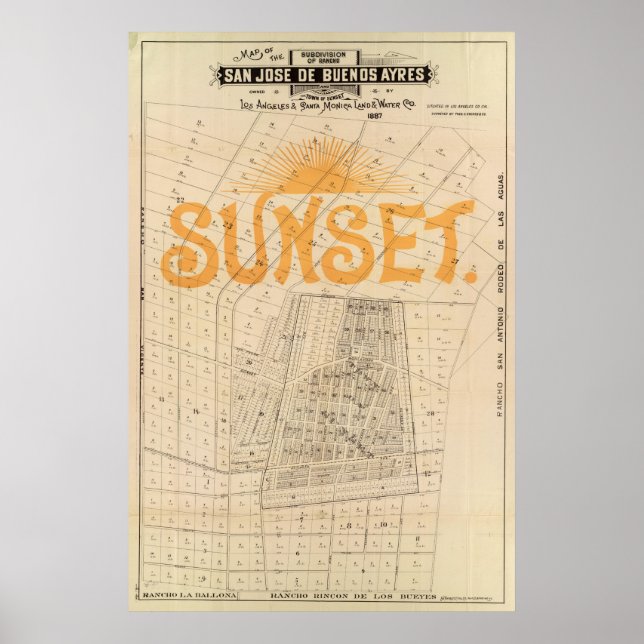 Rancho San Jose de Buenos Aires Poster (Vorne)