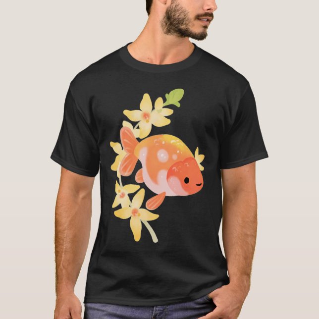 Ranchu und Forsythien 2 T-Shirt (Vorderseite)