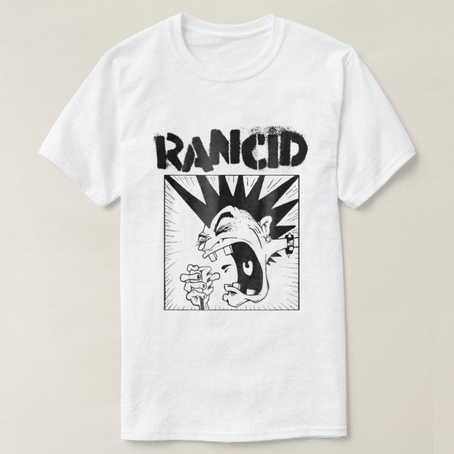 Rancid Offiziell Merchandise Microphon T-Shirt (Design vorne)