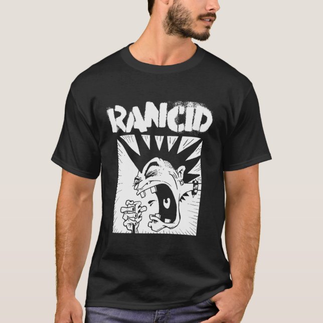 Rancid Offiziell Merchandise Microphon T-Shirt (Vorderseite)