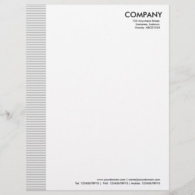 Rand - 50pc grau briefkopf (Vorderseite)