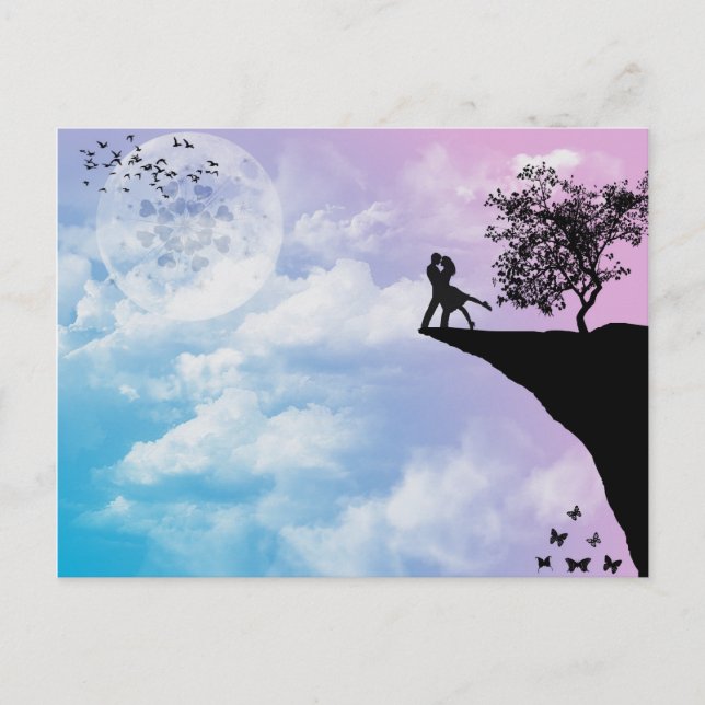 Rand der Postkarte der Liebe (Vorderseite)