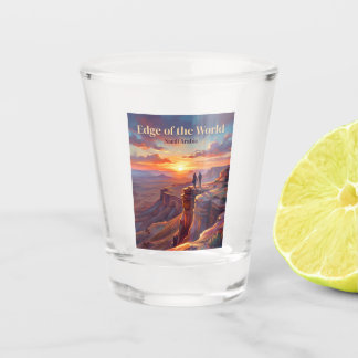 Rand der Welt Saudi-Arabien Schnapsglas