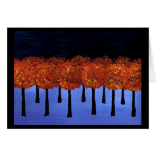 Rand des orange Waldes