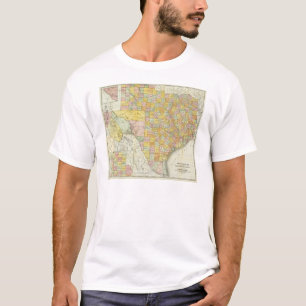Rand McNally Eisenbahn-und Landkreis-Karte von T-Shirt