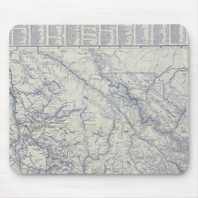 Rand McNally Offiziell 1925 Auto Trails Karte 2 Mousepad (Vorne)