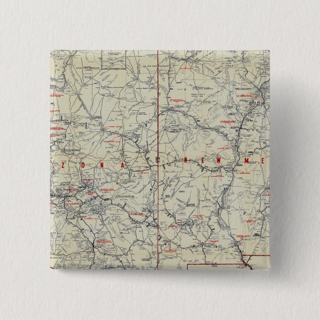 Rand McNally Offizielle 1925 Auto Trails Button (Vorderseite)