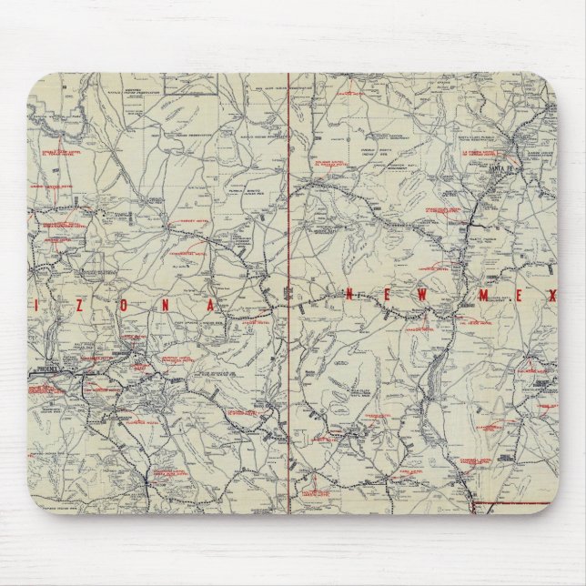 Rand McNally Offizielle 1925 Auto Trails Mousepad (Vorne)