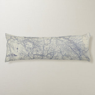 Rand McNally offizielles Auto 1925 schleppt Karte Seitenschläferkissen