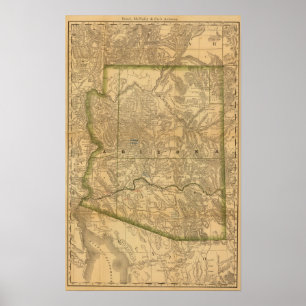 Rand McNally's Arizona Poster