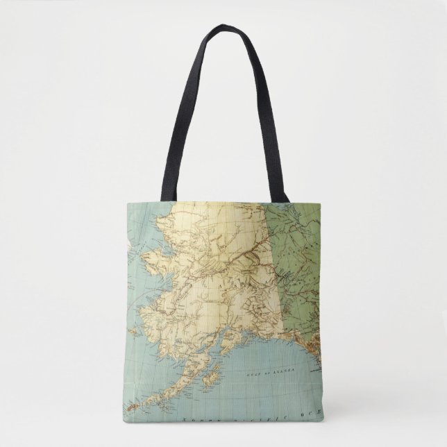 Rand McNallys Karte von Alaska (Vorderseite)