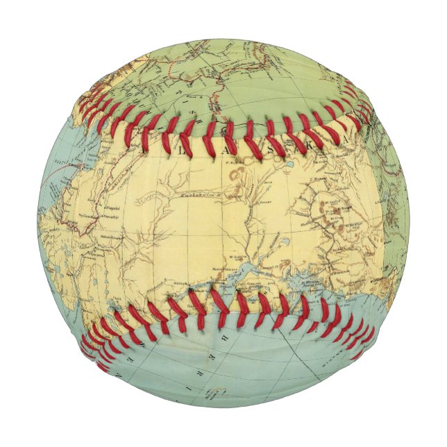 Rand McNallys Karte von Alaska Baseball (Vorderseite)