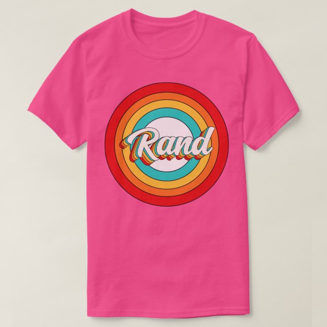 Rand Name Shirt Vintag Rand Circle (Design vorne)