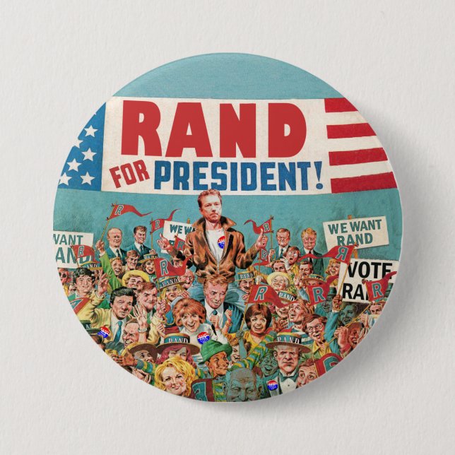 Rand Paul für Präsidenten 2016 Button (Vorderseite)