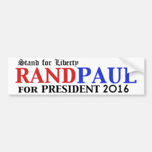 Rand Paul für PräsidentenAutoaufkleber 2016 Autoaufkleber